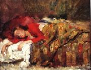 Lovis Corinth Young Woman Sleeping France oil painting artist
